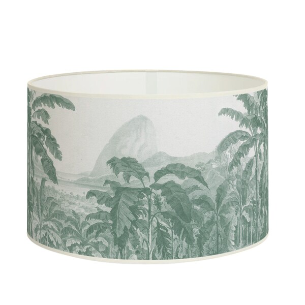 Lampshade jungle in antique engraving, Vintage elegance for a classic and retro interior decor, Available in Lampshade and Suspension.