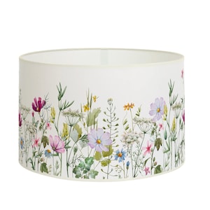Lampshade for table lamp or Pendant lampshade - Handcrafted lampshade - Floral patterns