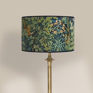 Lampshade for table lamp – William Morris Arts & Crafts Style – Available as a table lamp or pendant light.