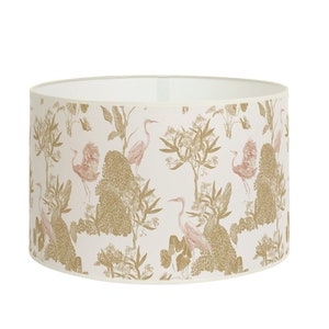 Lampshade for table lamp - Floral pattern lampshade - Available as a lamp base or pendant.