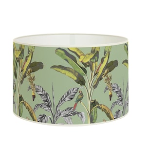 Lampshade for table lamp - Banana Vintage pattern lampshade - Available as a lamp base or pendant.