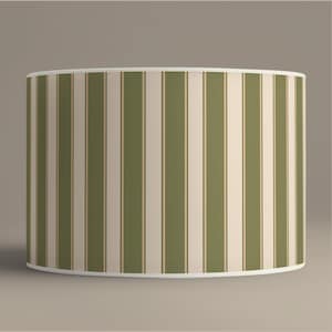 Lampshade for table lamp - Striped lampshade, handmade, for table lamp or pendant lamp, classic style