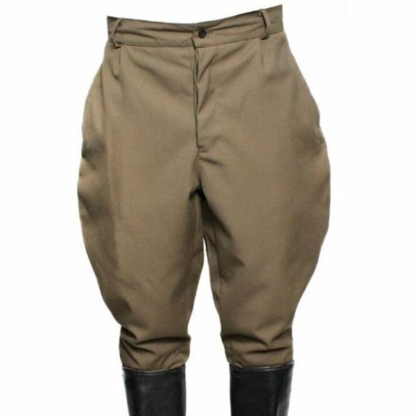 Herren Neue Reithose Reitsporthose Formelle Jodhpurs Pants Baggy Handmade Designer Comfort Hose