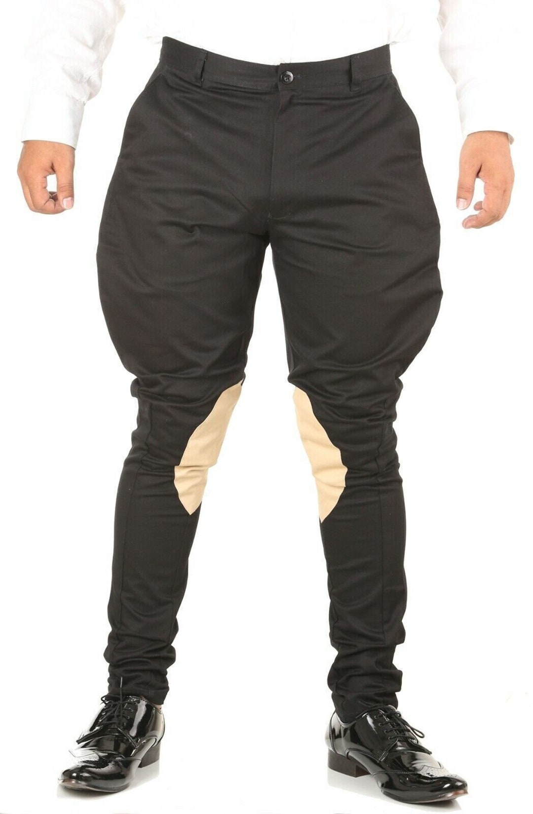 Men /women Black Corduroy Breeches Equestrian Horse Riding Jodhpur's ...