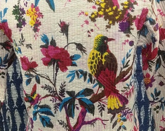 Veste courte blanche à motif réversible, vêtement d'extérieur matelassé pour femme, pièce à superposer printanière, élégante et polyvalente