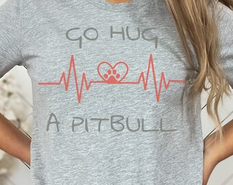 Customizable Dog Breed Tee: Expressive "Go Hug A [Breed]" Design!