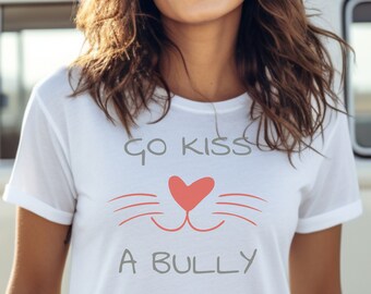 Customizable Dog Breed Tee: Expressive "Go Kiss A [Breed]" Design!