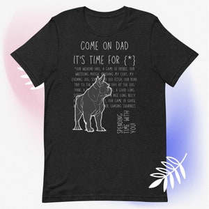 Pitbull Dad Delight: Whimsical & Joyful Tee for Dog Enthusiasts, Perfect Gift!