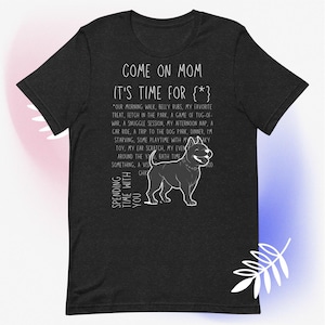 Pitbull Mom Unisex Fit Tee: Whimsical Pittbull Shirt, a Midjourney Unique Dog Shirt!