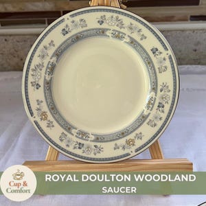 Royal Doulton England Woodland Bread & Butter Plate Bone China Dinnerware