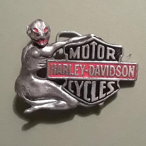 Harley Davidson Dragon Belt Buckle - Etsy