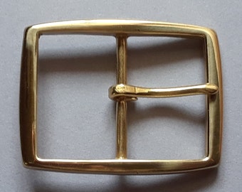 Solid brass 1 3/4" traditional buckle