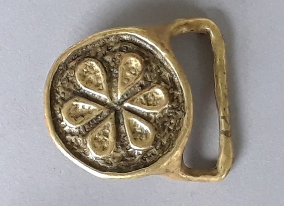 Brass Poppy flower, Tech ether Hippie, no. 1
