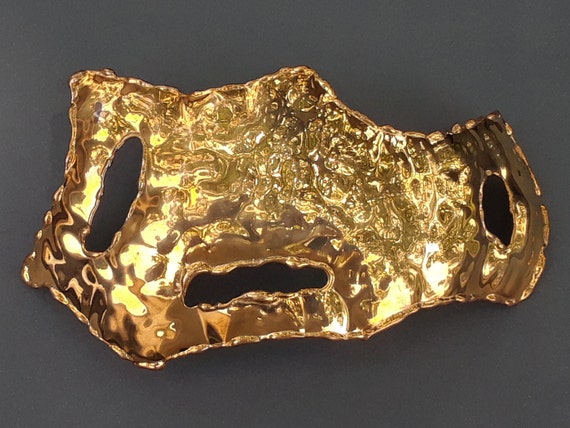 Fashion sculpture handmade brass vintage Blankenh… - image 3