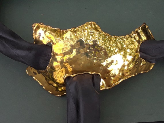 Fashion sculpture handmade brass vintage Blankenh… - image 2