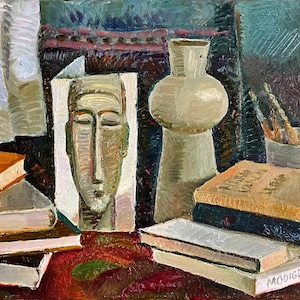 Still Life with Art Print
