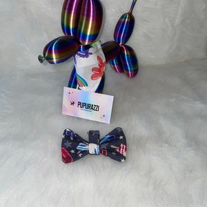 Popsicle bow tie, summer dog bow tie, bow tie, dog bow tie