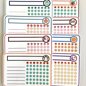Hobonichi Weeks Habit Tracker Planner Stickers  PRINTABLE PLANNER STI –  Bella Rose Paper Co