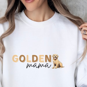 Golden Dog Mom Shirt, Golden Retriever sweatshirt, Perfect gift for golden retriever owner, Golden mom sweatshirt, Golden dog owner shirt