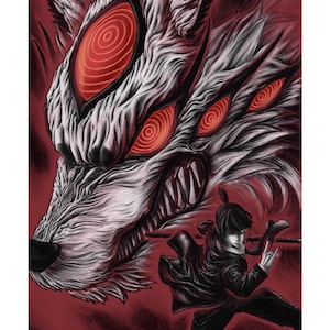 Aki X Fox Devil - Chainsawman - Print Format A3 (42x29.7cm-11.7x16