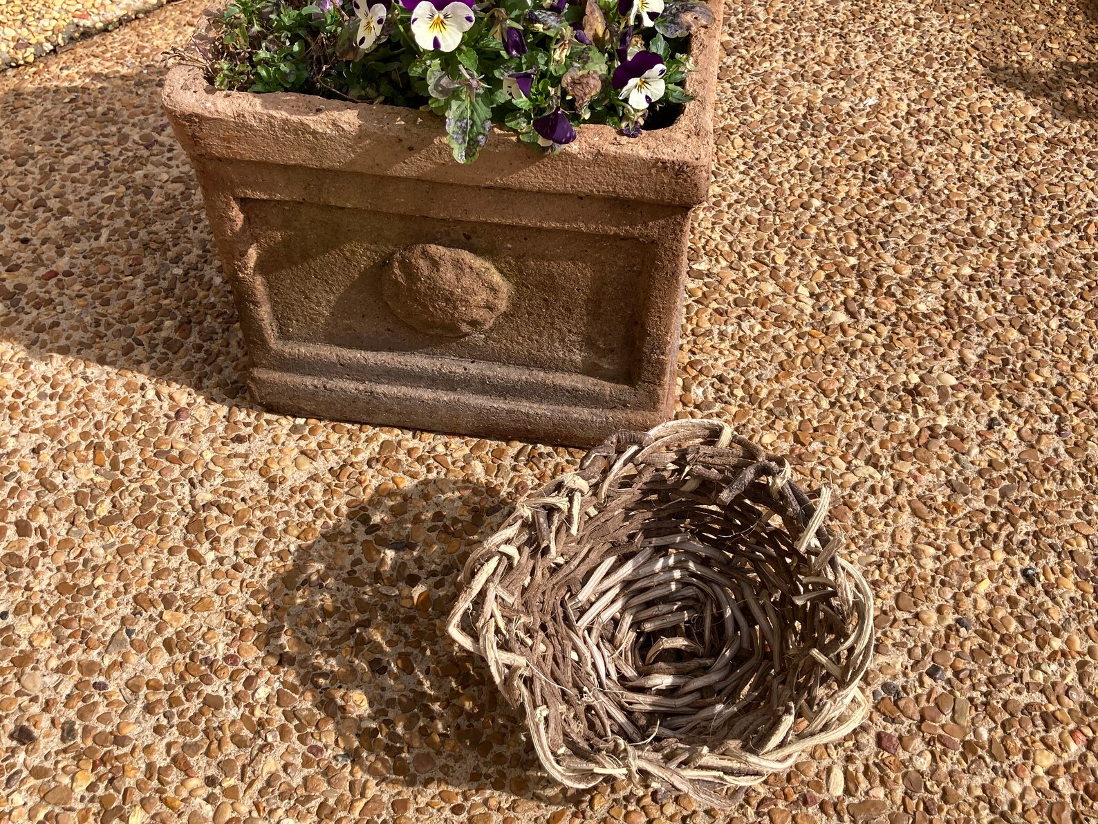 Small, Round Kudzu Basket Made With Split Vines Etsy