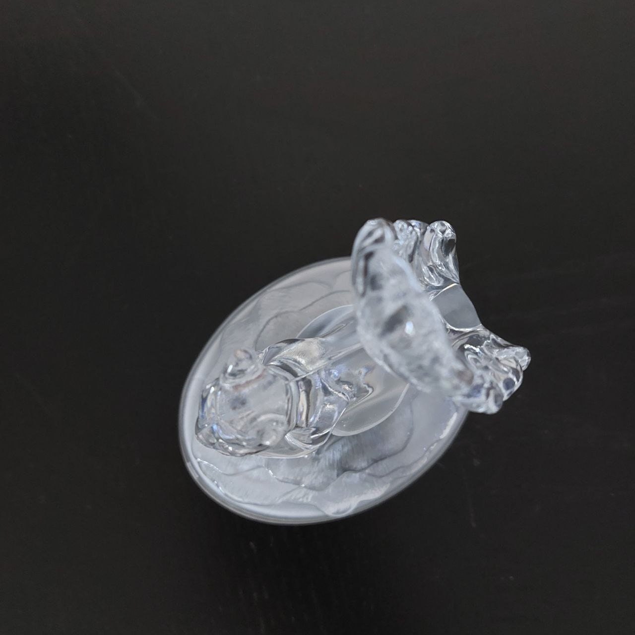 クリスタル・ダルクガラスのリスの置物 - 鉛クリスタル - アニマル