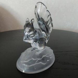 Cristal D’Arques Glass Squirrel Figurine - Lead Crystal – Animal Boutique - Vintage and Collectible