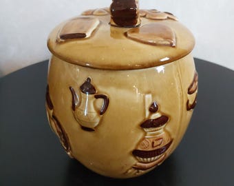 Vintage Cookie Time Cookie Jar 1940s Japan: Retro Farmhouse