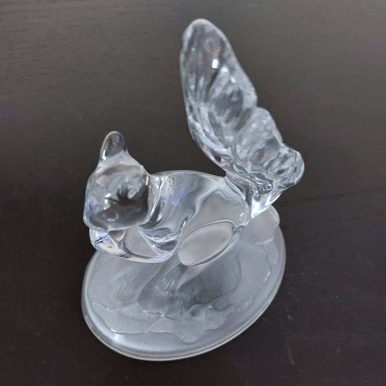 クリスタル・ダルクガラスのリスの置物 - 鉛クリスタル - アニマル