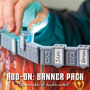 Add-on: banners voor initiatieftracker | DnD-cadeau | Dungeons Dragons 5E Pathfinder Starfinder RPG | Accessoire DM-gamemaster