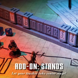 イニシアティブトラッカースタンド: DnD、Pathfinder RPG アクセサリ