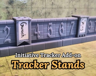 Tracker Stands For Initiative Tracker | DnD Gift | Dungeons Dragons 5E Pathfinder Starfinder RPG | DM Game Master Accessory