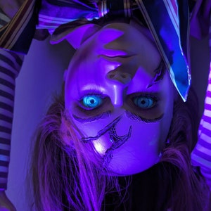 Battle M3gan (Megan) life size replica **HEAD ONLY**