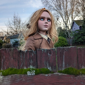 M3gan (Open mouth) life size replica poseable doll