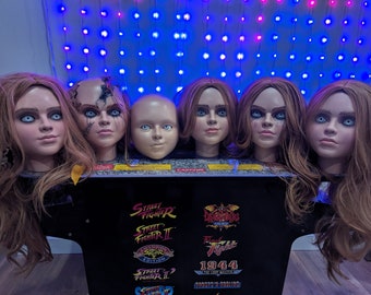 Réplica de tamaño real de M3gan (Megan) **SOLO CABEZA**