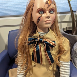 Battle M3gan (Megan) life size replica stuffed doll