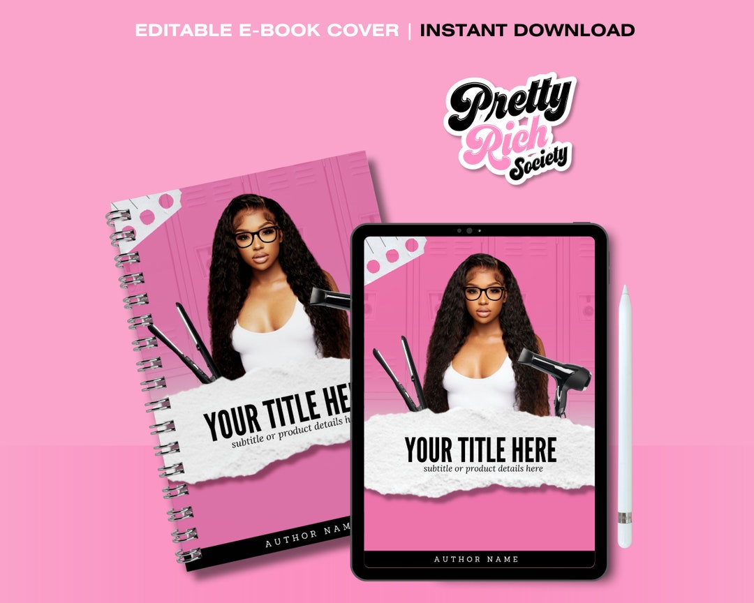 Edit Cover Editable Ebook Cover Template, DIY Planner Cover (canva Pro Required ...