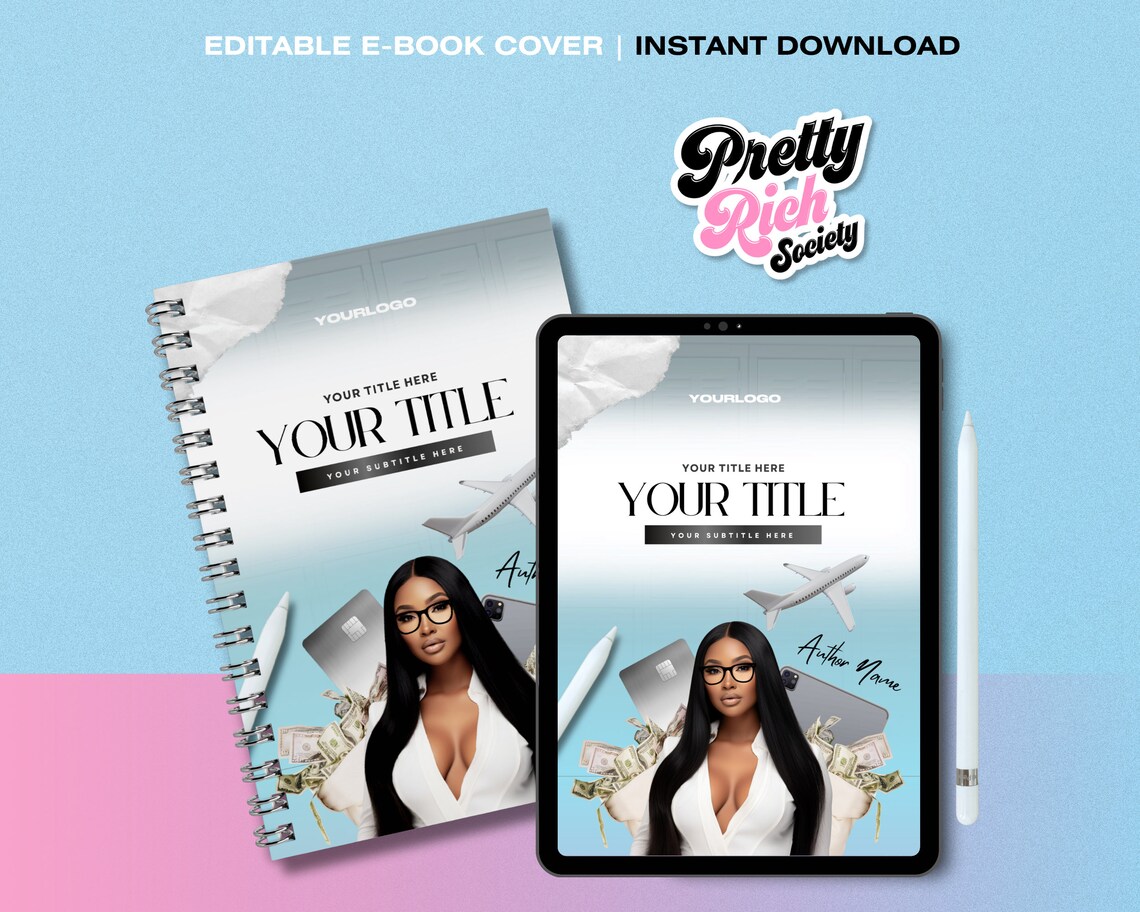 Ebook Cover, Planner Cover, Ebook Cover Template, DIY Ebook Cover