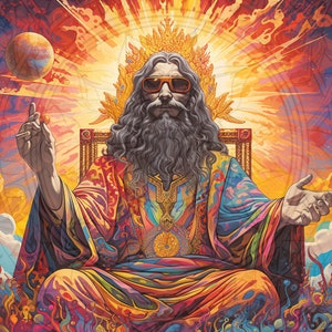 Psychedelic Biblical Peace | Midjourney Art
