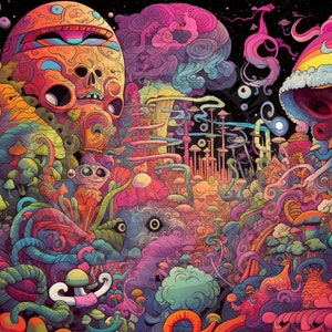Psychedelic Modern Society | Psychedelic PNG