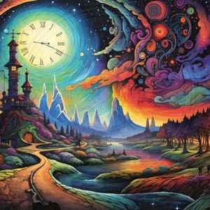Psychedelic Time and Space | Psychedelic PNG