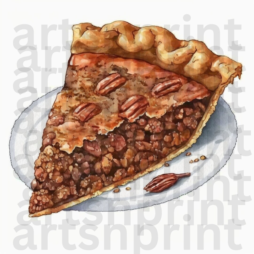 Pie Clipart PNG 5 Pack 300 Dpi Realistic Dessert Images Clip Art - Etsy