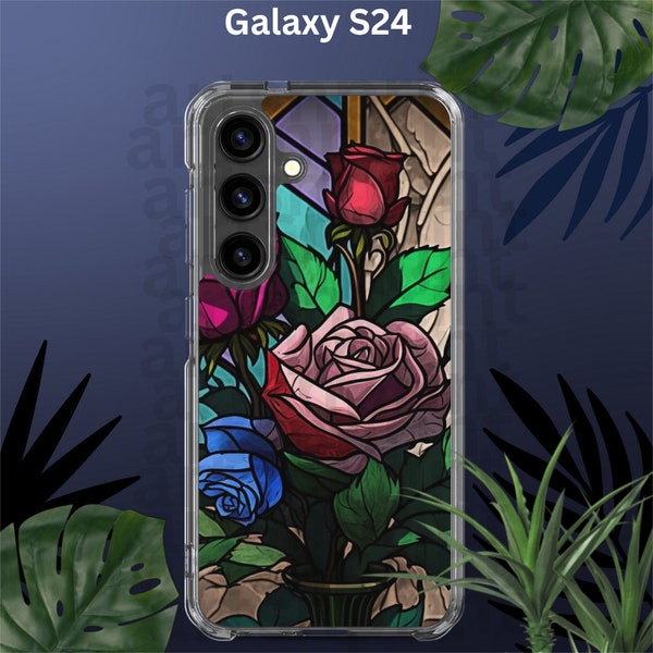 Rose Case, Rose phone cover, Galaxy S24, S23, S22, S21, S20 Series, Samsung Galaxy Roses Phone Case, Samsung cover, Galaxy S24 Ultra