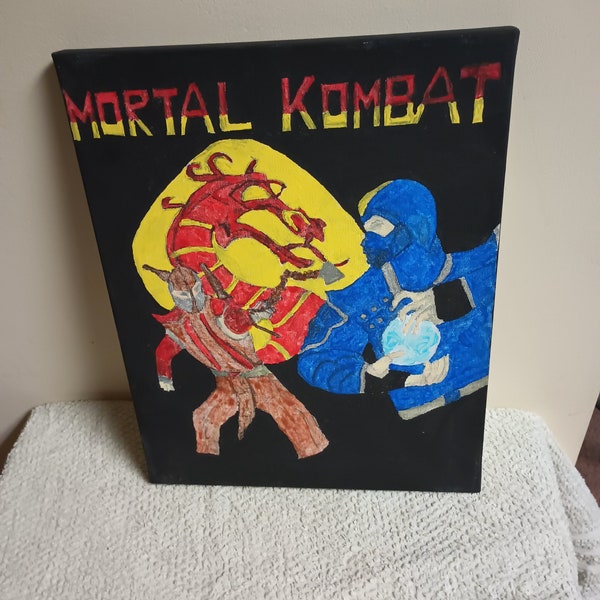 Mortal Kombat Canvas Painting - Etsy