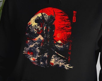 Samurai Hoodie, Ronin Sweater, Samurai Sweater, Unisex Hooded Sweatshirt, Heavy Blend Hoodie