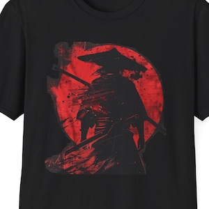 Samurai T-Shirt, Ronin T-Shirt, Warrior Tee Shirt, Unisex Softstyle T-Shirt