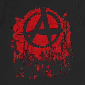 Anarchy Punk T-Shirt, Punk Rock Shirt, Anarchist Tee, Rebellion Graphic Tee, Protest Activist Clothing