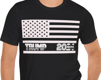 Camiseta Trump 2024 - Camiseta unisex patriótica, camiseta de Donald Trump, ropa electoral, camiseta política, ropa conservadora