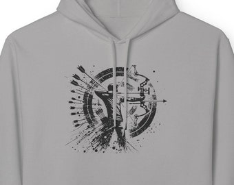Archery Hoodie - Unisex Fleece Hoodie, Archer Sweatshirt, Bow And Arrow Sweatshirt, Archery Gifts, Softstyle Hoodie