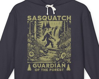 Bigfoot Hoodie Yeti Sweater Sasquatch Hoodie- Unisex Lightweight Hooded Sweatshirt, Winter Sweatshirt, Men Women Pullover, Funny Gift